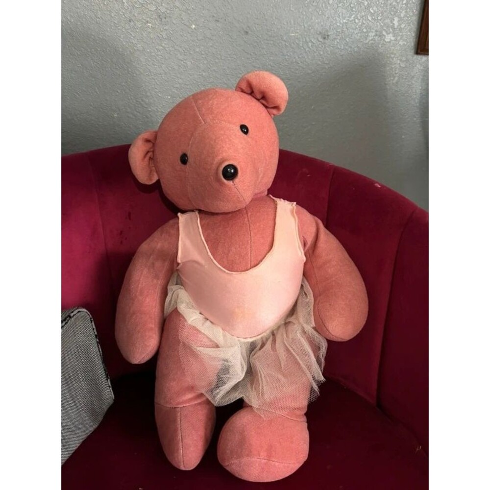 Vintage 1979 North American Bear Co Pink Ballerina Teddy Bear Plush Tutu Doll